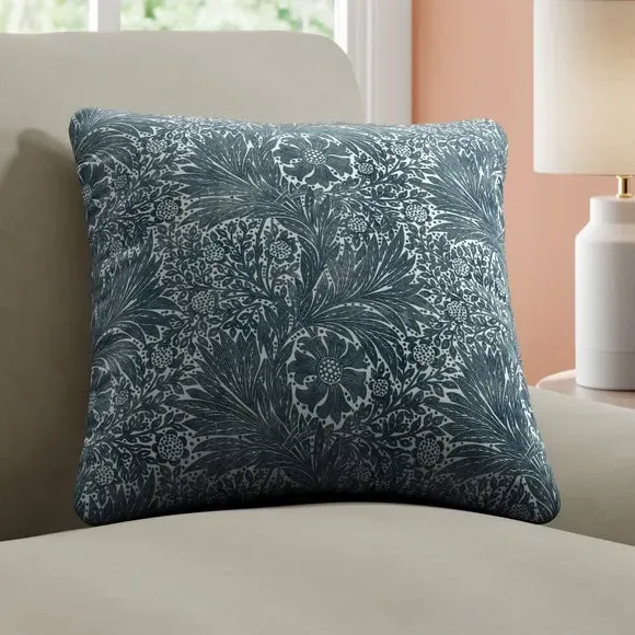 Marigold Cushion Cover - Navy, Cotton