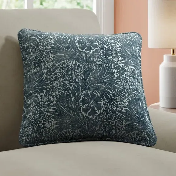 Marigold Cushion Cover - Navy, Cotton