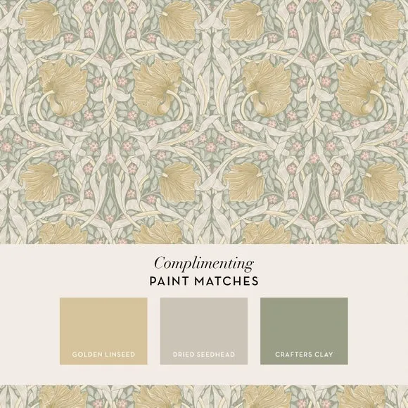Pimpernel Wallpaper - Blue, Paper