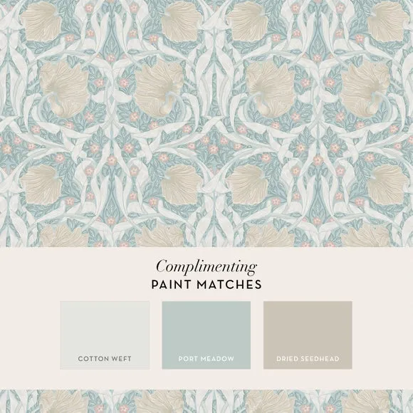 Pimpernel Wallpaper - Ocean Blue, Paste-the-Wall