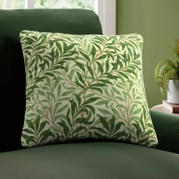 Willow Bough Cushion Cover - Fern, Fabric image