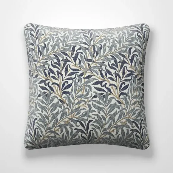 Willow Bough Woven Cushion Cover - Ink, Fabric