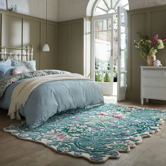 Woodland Weeds Rug Hand-Carved - Meadow, Wool
