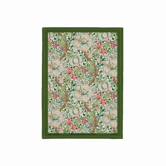 Cotton Tea Towel - Multicolor, Floral Design image