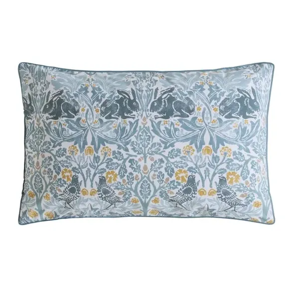 Duvet Cover Set with Pillowcase - Blue, Cotton