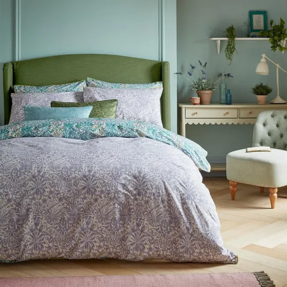 Duvet Cover Set with Pillowcase - Teal, Cotton