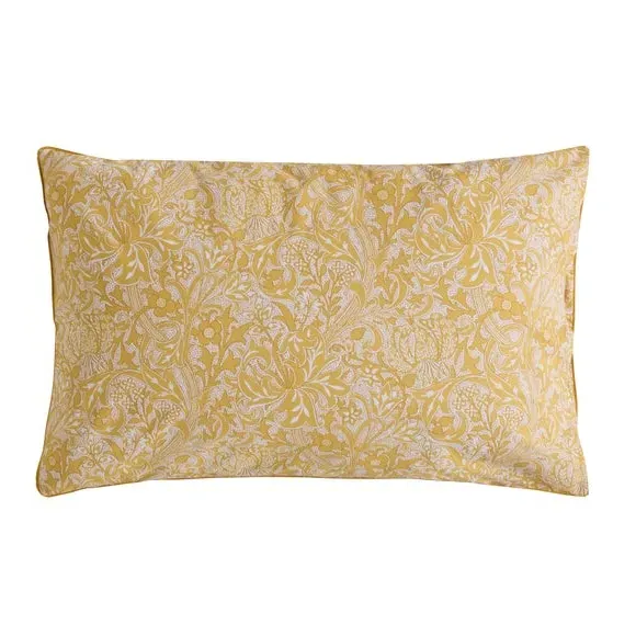 Duvet Cover Set with Pillowcase - Yellow, Cotton