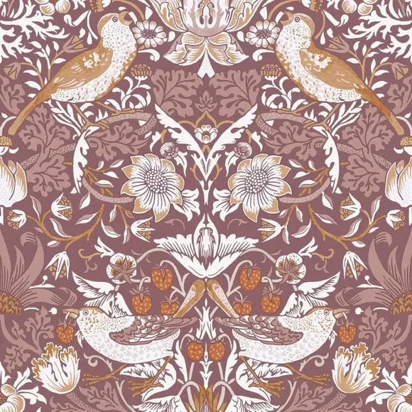 Floral Wallpaper Paste-the-Wall - Damson