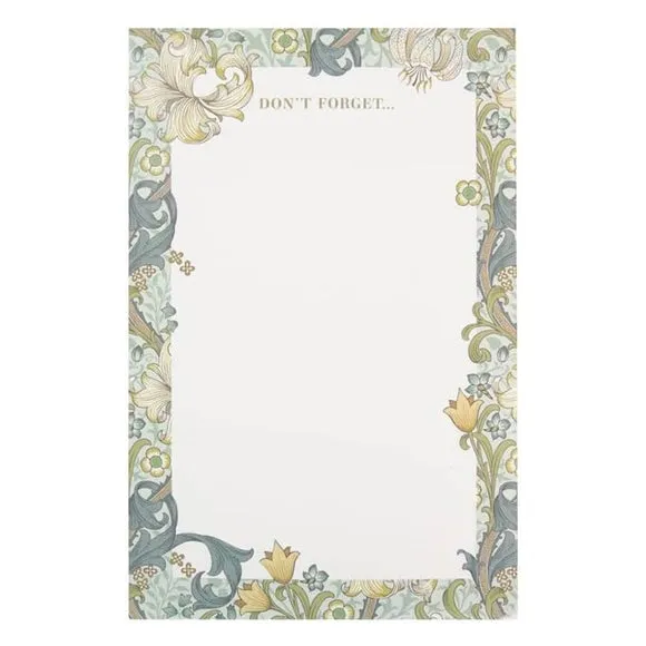 Golden Lily Notepad - Multicolor, Paper