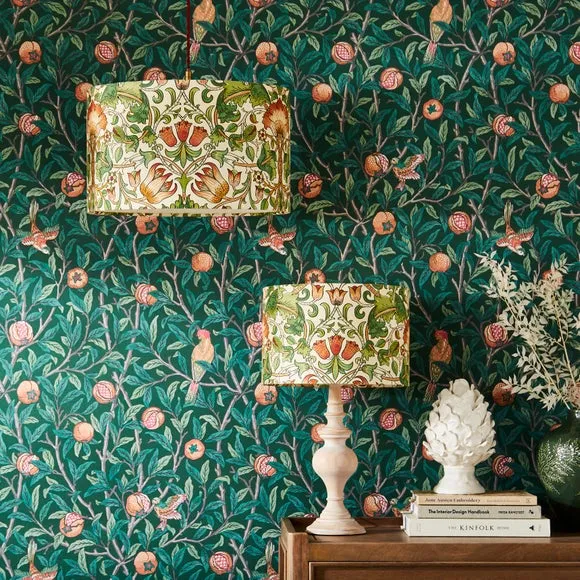 Lodden Print Lamp Shade - Multicolor, Fabric
