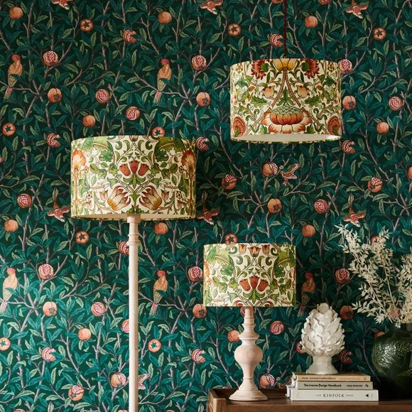 Lodden Print Lamp Shade - Multicolor, Fabric