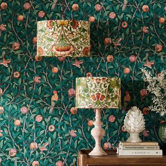 Lodden Print Lamp Shade - Multicolor, Fabric