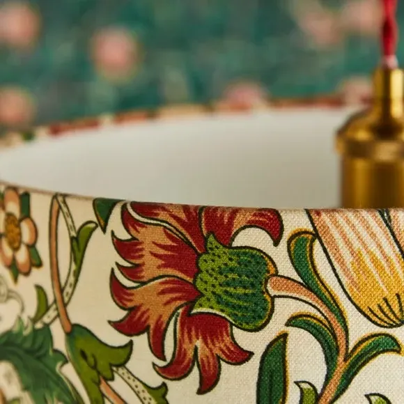 Lodden Print Lamp Shade - Multicolor, Fabric