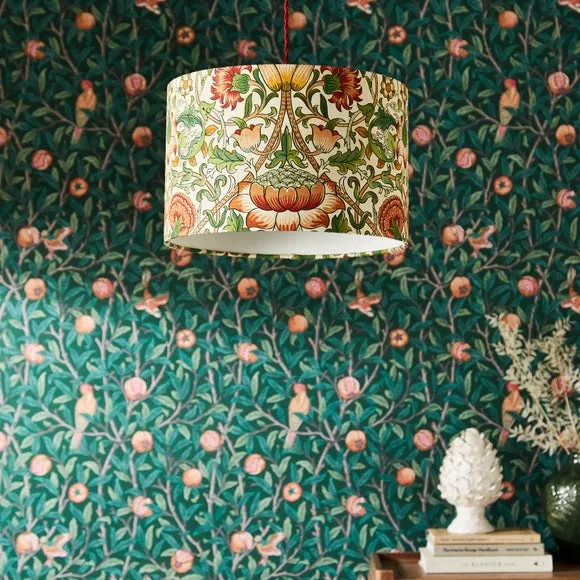 Lodden Print Lamp Shade - Multicolor, Fabric