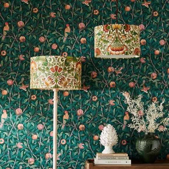 Lodden Print Lamp Shade - Multicolor, Fabric
