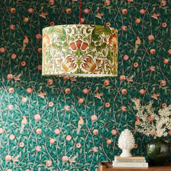Lodden Print Lamp Shade - Multicolor, Fabric