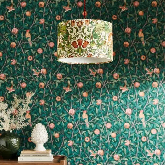 Lodden Print Lamp Shade - Multicolor, Fabric image