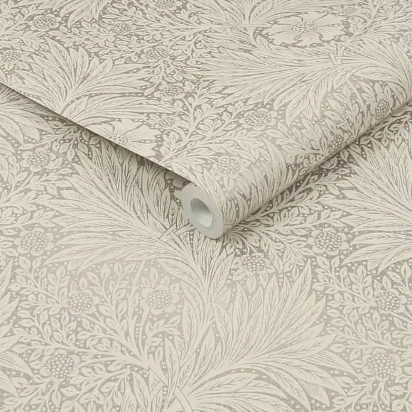 Marigold Floral Wallpaper - Fawn, Paper