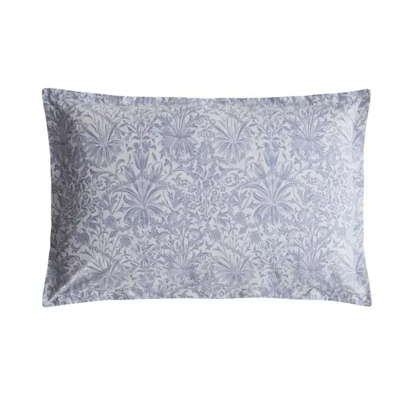 Oxford Pillowcase with Button Fastening - Teal, Cotton