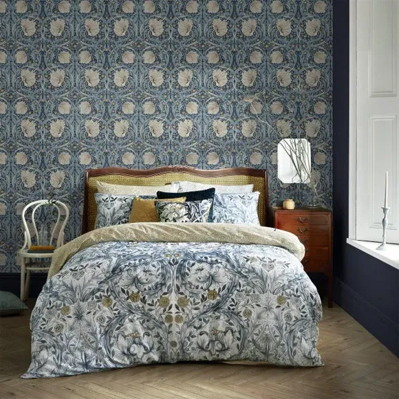 Pimpernel Floral Wallpaper - Blue image