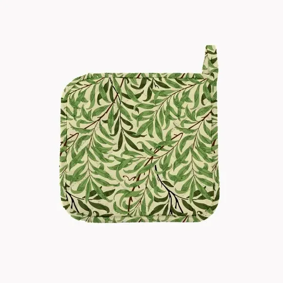 Quilted Pot Holder Willow Pattern - Green image