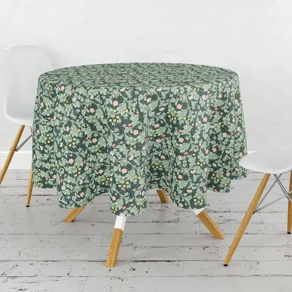 Round Tablecloth Acrylic Coated - Multicolor Cotton image