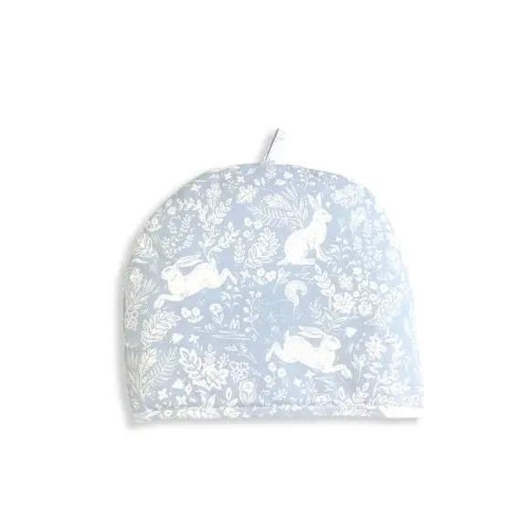 Standard Tea Cosy Forest Life Print - Blue