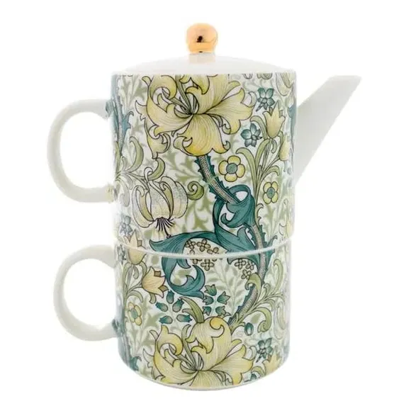 Tea for One Set with Rabbit Design - Ceramic