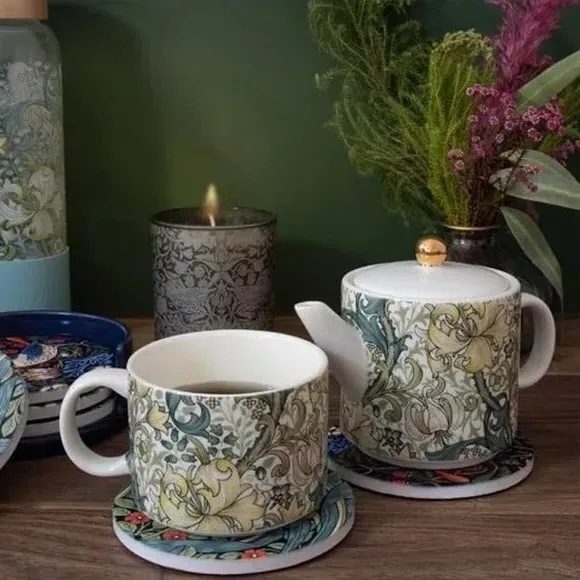 Tea for One Set with Rabbit Design - Ceramic image