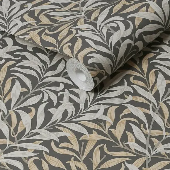 Willow Bough Botanical Wallpaper - Charcoal