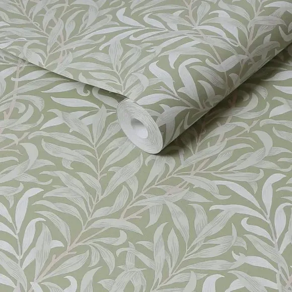 Willow Bough Botanical Wallpaper - Sage