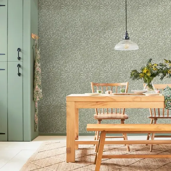Willow Bough Botanical Wallpaper - Sage