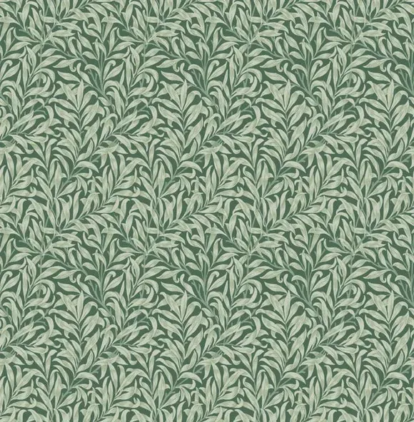 Willow Bough Ditsy Wallpaper - Woodland Green