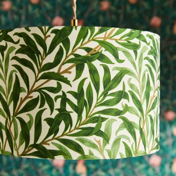 Willow Bough Lamp Shade - Multicolor, Fabric