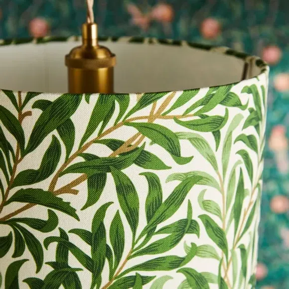 Willow Bough Lamp Shade - Multicolor, Fabric