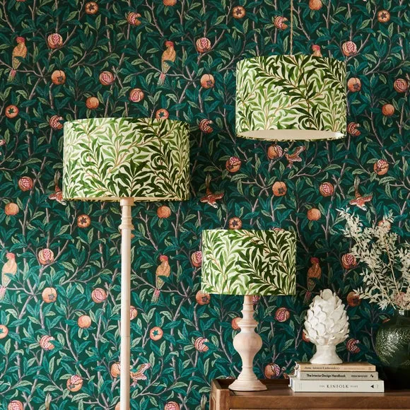 Willow Bough Lamp Shade - Multicolor, Fabric