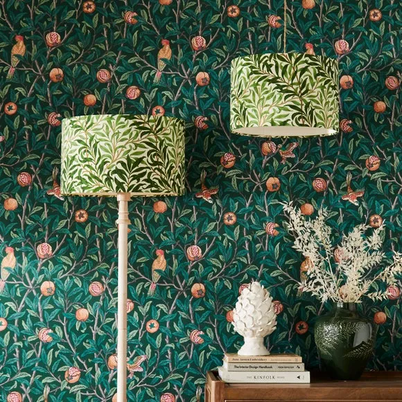 Willow Bough Lamp Shade - Multicolor, Fabric