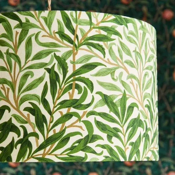 Willow Bough Lamp Shade - Multicolor, Fabric