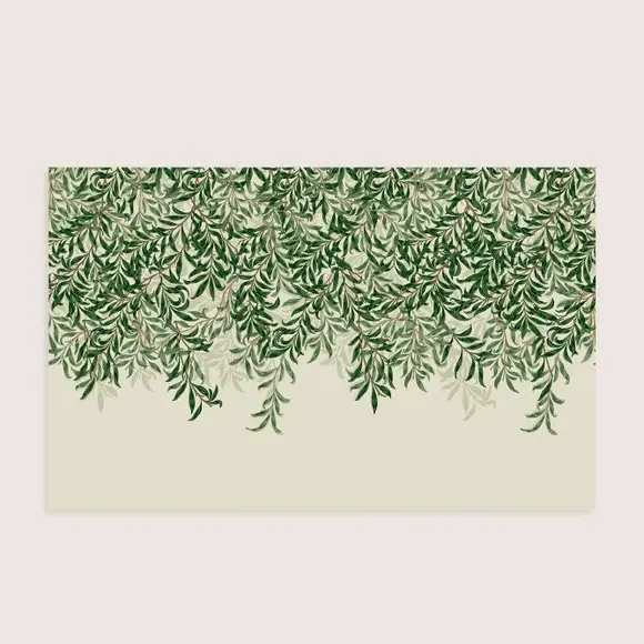 Willow Bough Wall Mural - Green