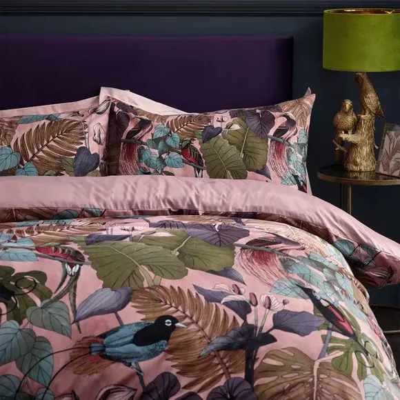 Duvet Cover & Pillowcase Set - Blush, Velvet