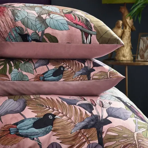 Duvet Cover & Pillowcase Set - Blush, Velvet