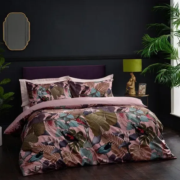 Duvet Cover & Pillowcase Set - Blush, Velvet image