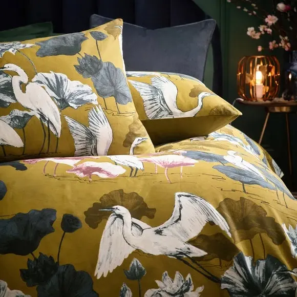 Duvet Cover & Pillowcase Set - Olive, Cotton