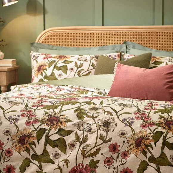 Duvet Cover Set with Pillowcase - Natural, Cotton