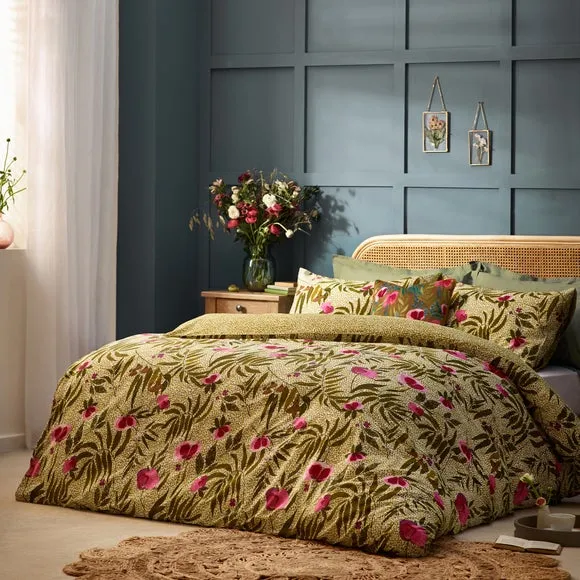 Duvet Cover Set with Pillowcase - Sage, Cotton