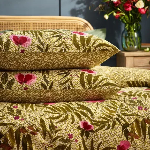 Duvet Cover Set with Pillowcase - Sage, Cotton