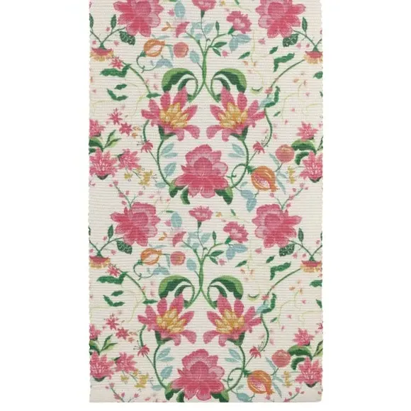 Floral Table Runner - Multicolor, Polyester