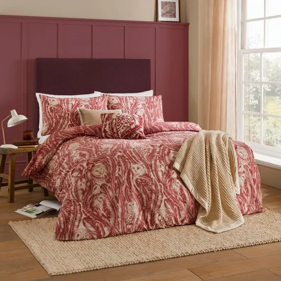 Reversible Duvet Cover Set with Pillowcase - Red image