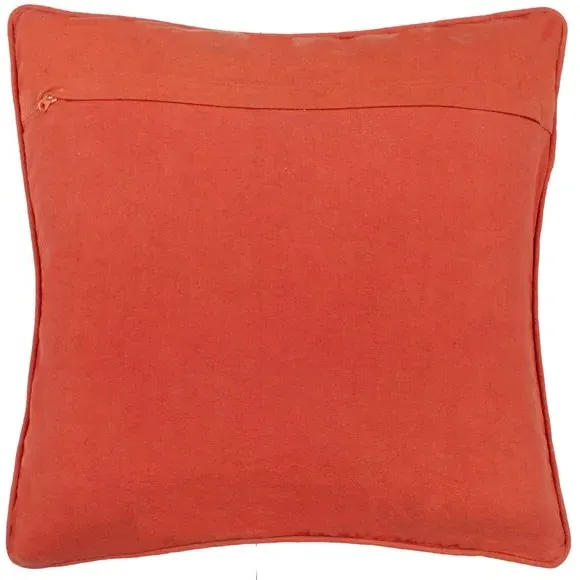 Square Cushion with Embroidery - Gold