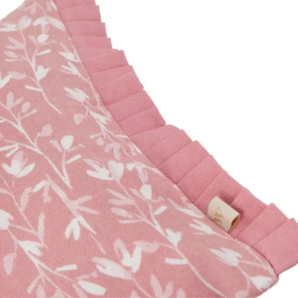 Rectangular Cushion with Floral Print - Petal, Cotton